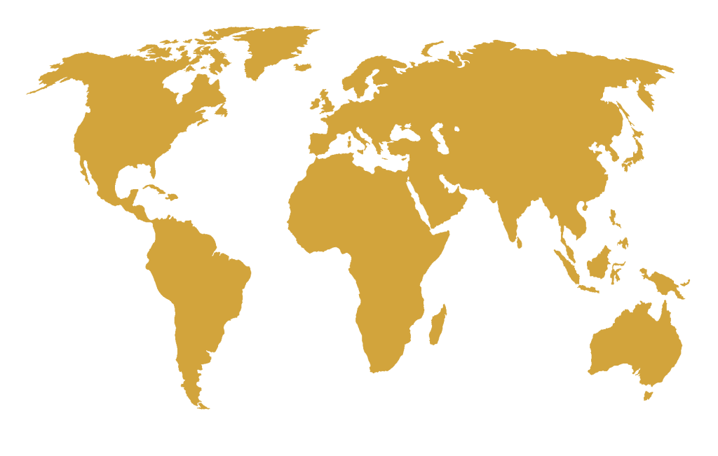 gold world map